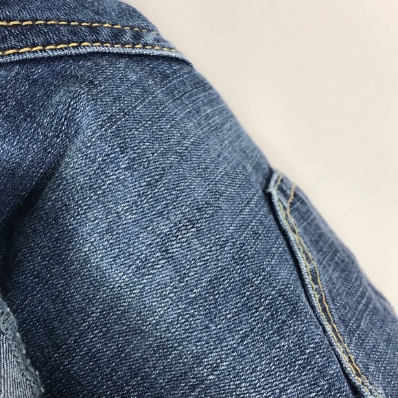 Abercrombie & Fitch Cut Off Denim Shorts Sz26 Ins3 - Picture 7 of 8